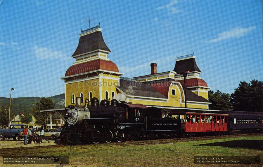 Postcard: Conway Scenic Railroad at North Conway, New Hampshire